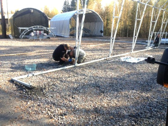 Landtek Hall Pressuhalli 10×12,5×3,5m - Landtek