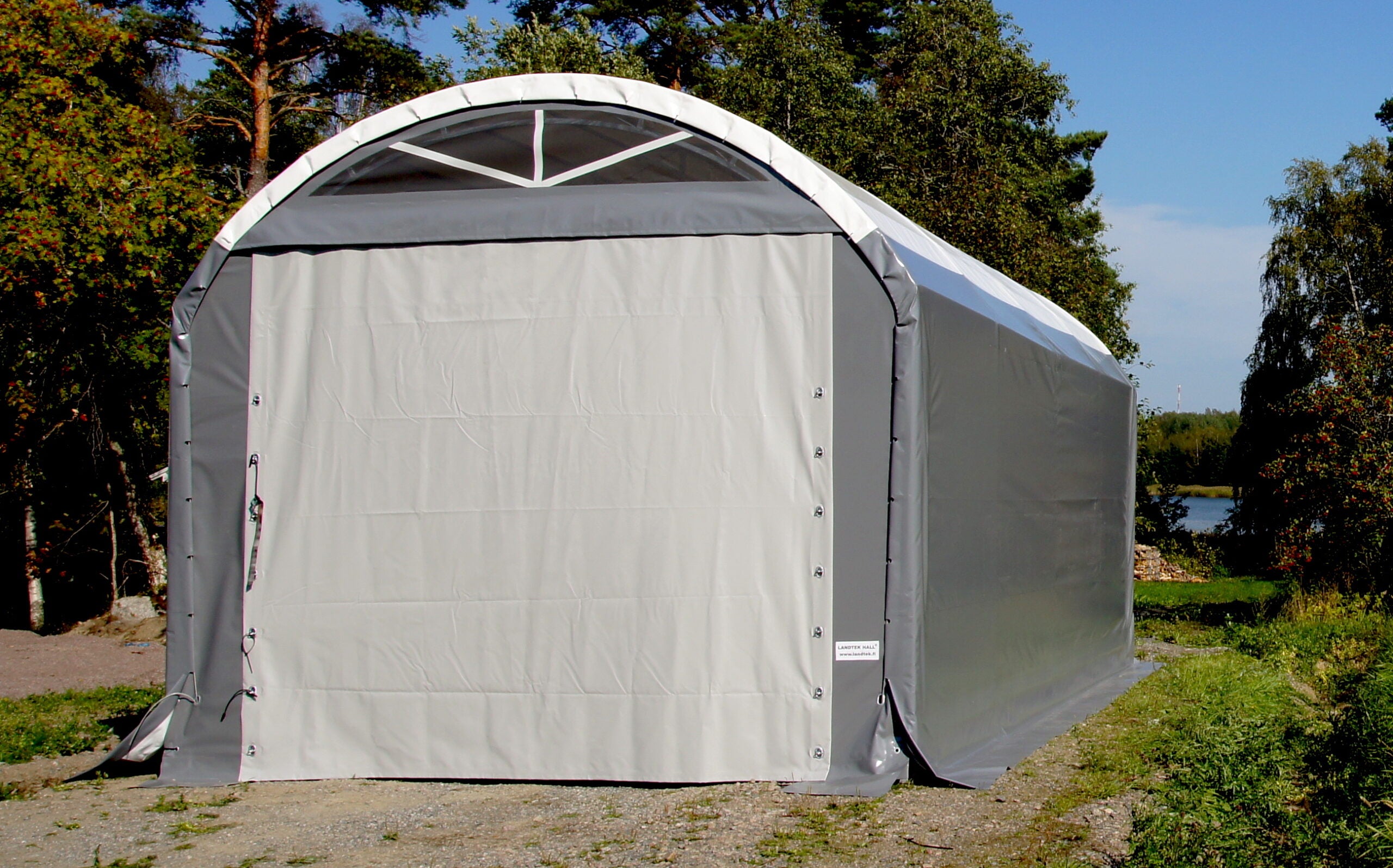 Pressutalli 5-v takuulla 4x6x2 Auto – traktoritalli - Landtek