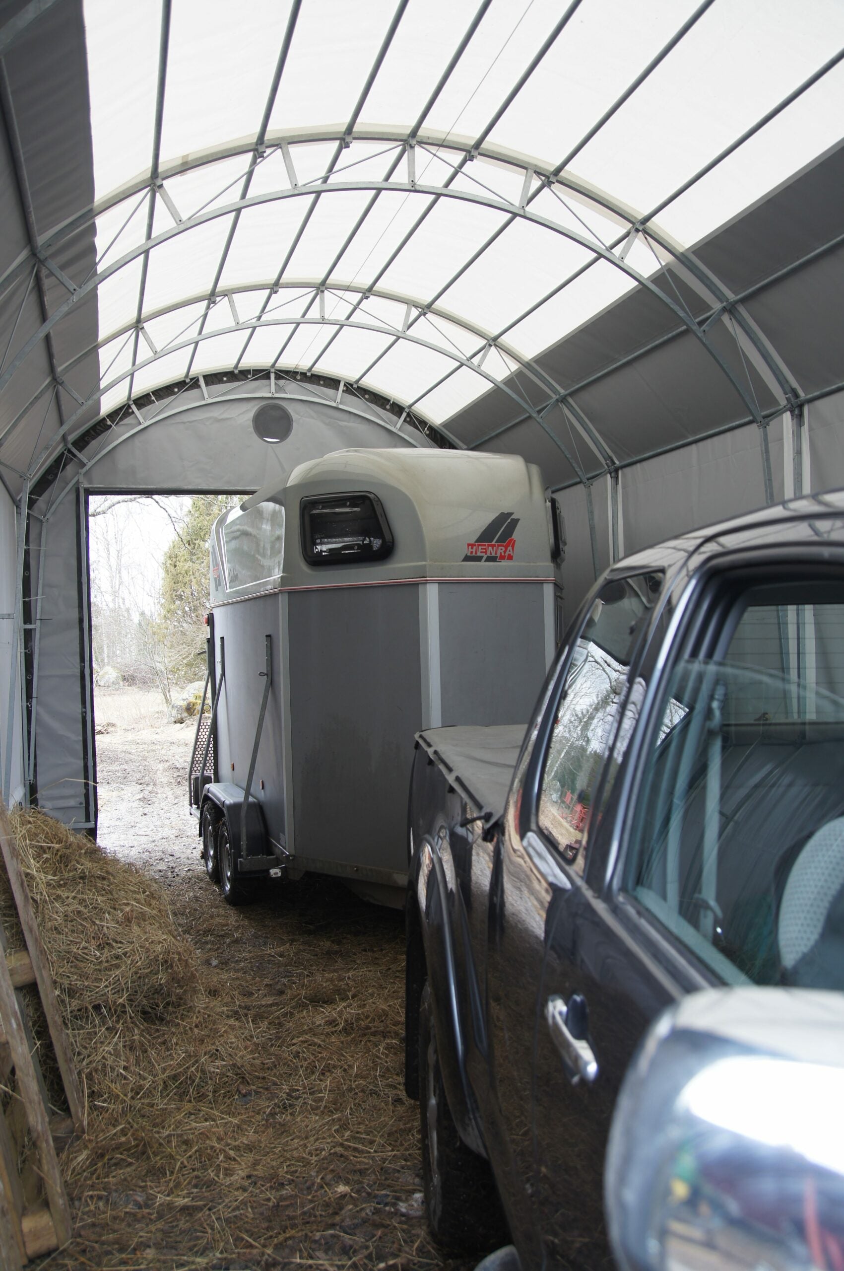 Landtek Autotalli /Pressutalli 4x8x2,5m - Landtek