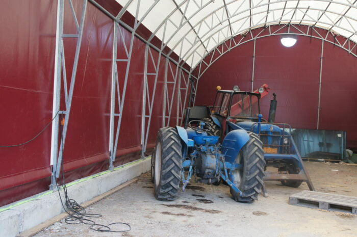 Landtek traktoritalli 4x8x2,5m - Landtek