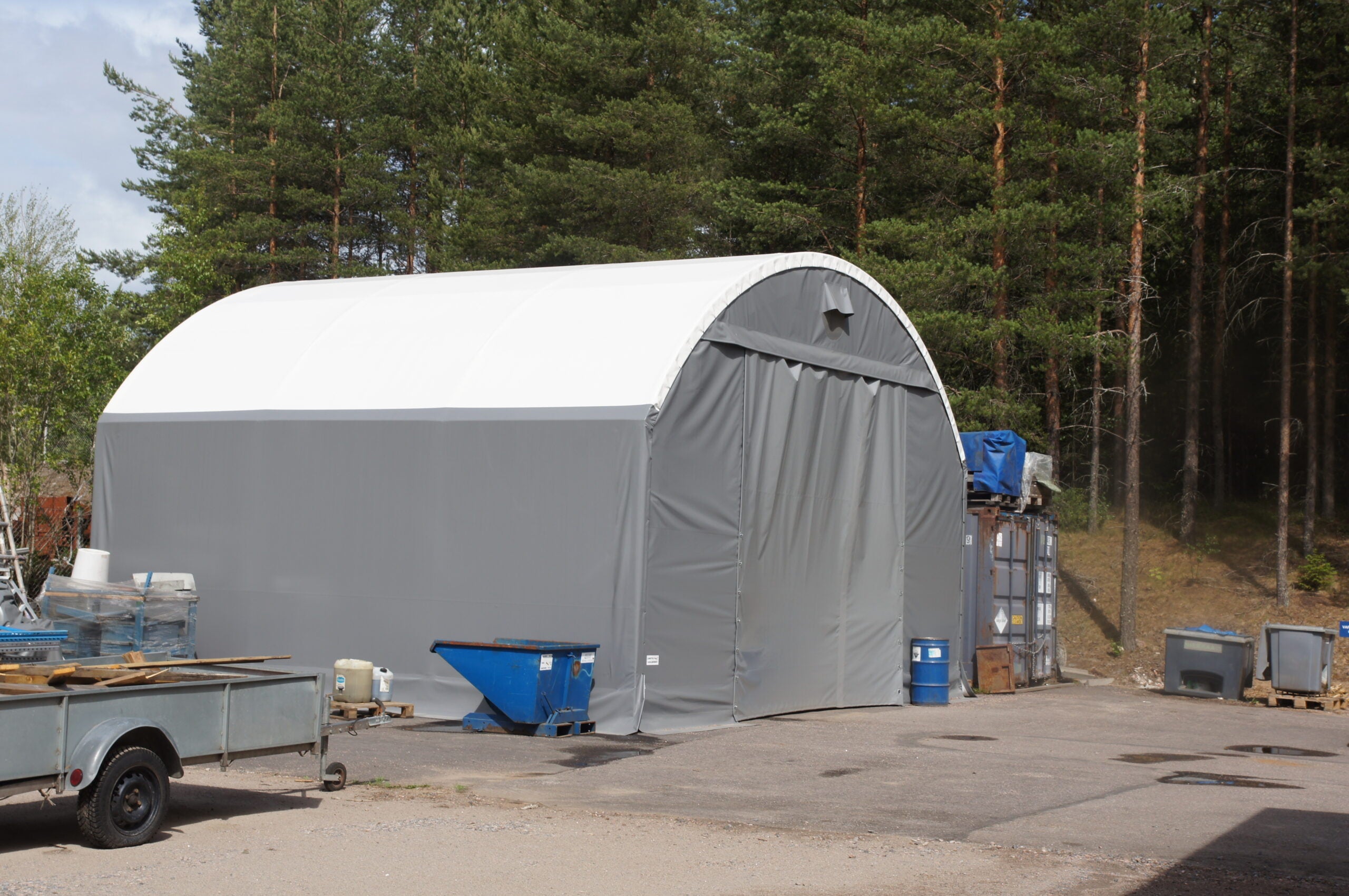 Landtek kalustosuoja 8×7,5m - Landtek