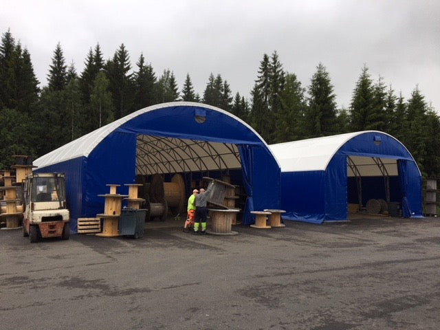 Landtek Halli 10x20mx3 Sivuovella - Landtek