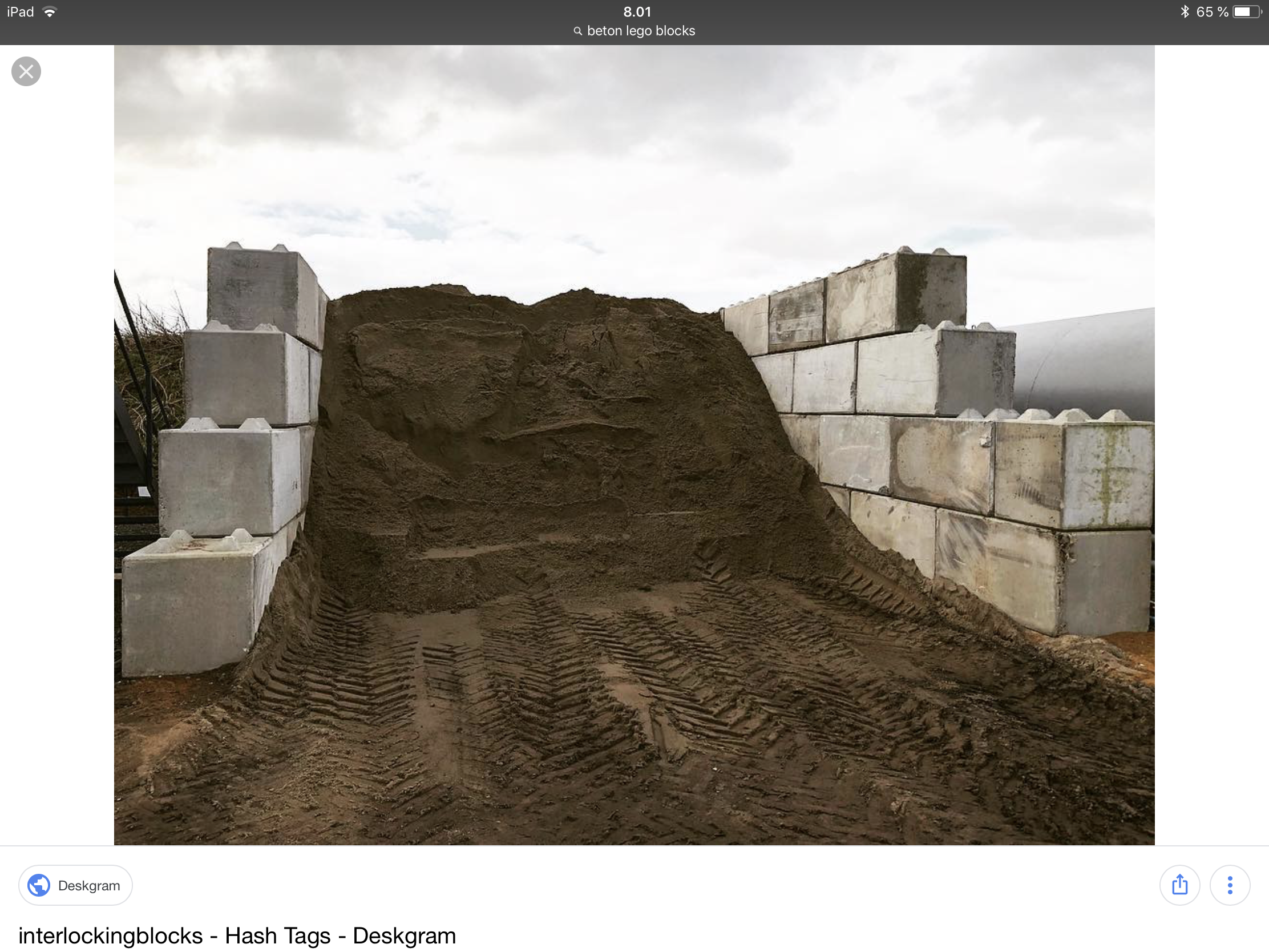 8x15x3 Jätteenkäsittely / kierrätyshalli + 180cm Betonileegosokkeli - Landtek