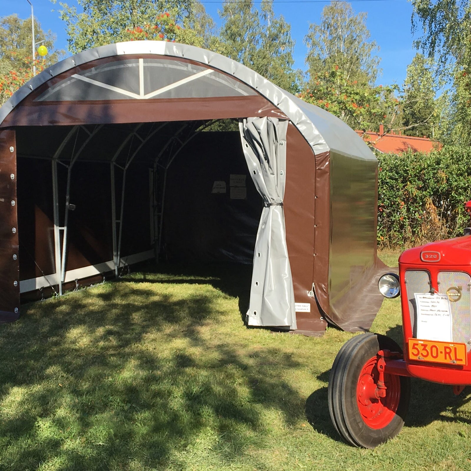 Pressutalli 5-v takuulla 4x6x2 Auto – traktoritalli - Landtek