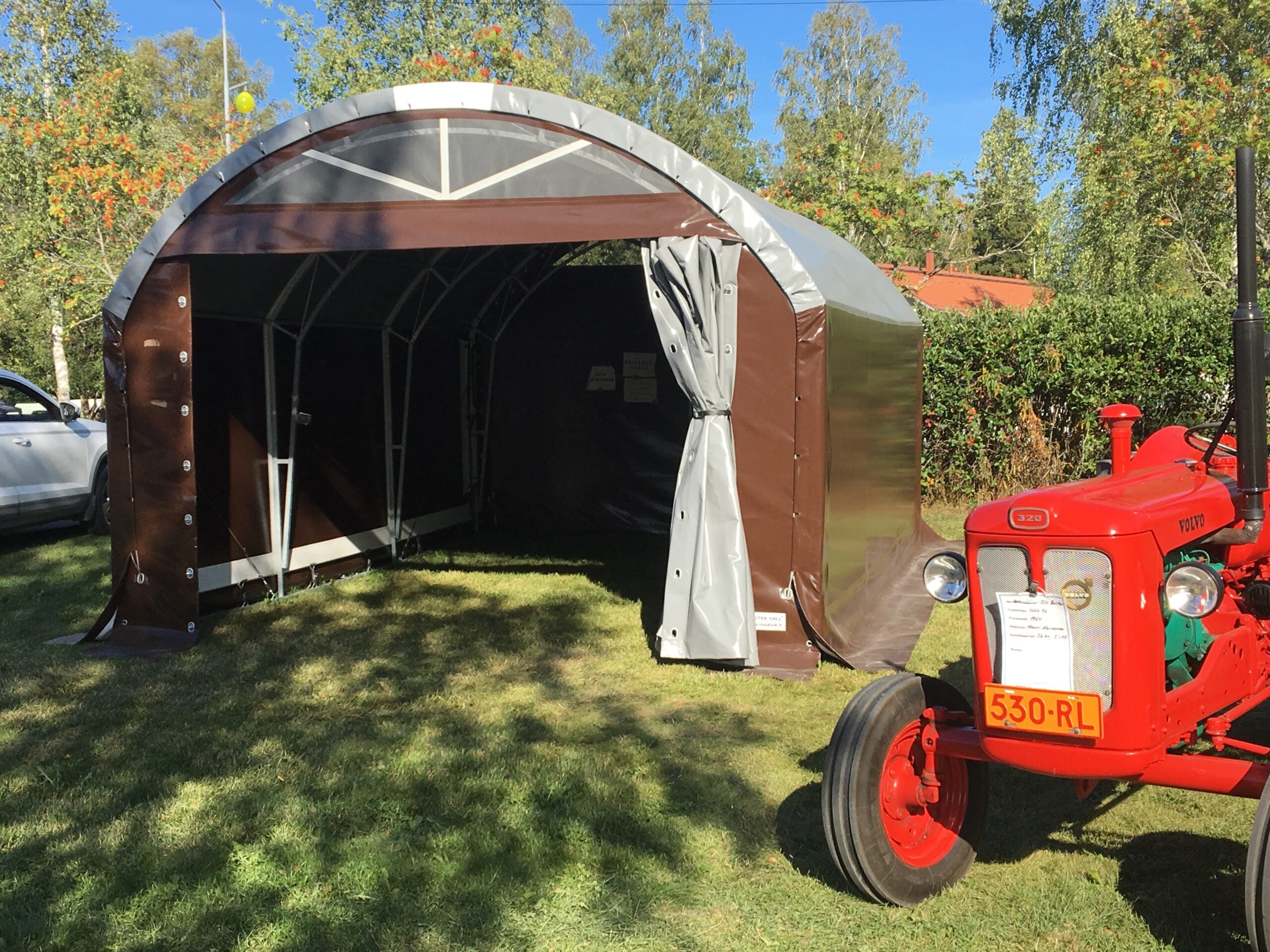 Pressutalli 5-v takuulla 4x6x2 Auto – traktoritalli - Landtek