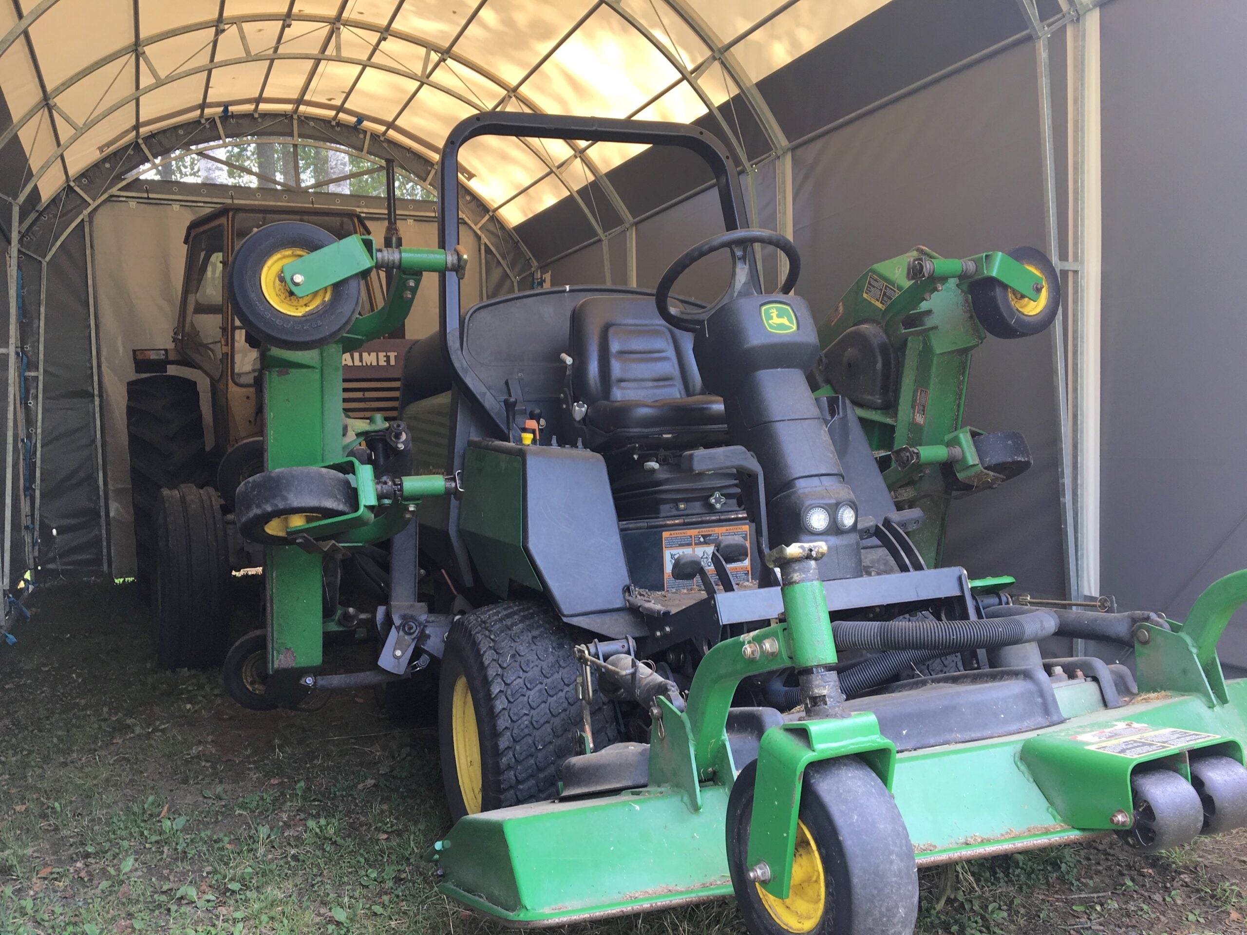 Landtek traktoritalli 4x8x3m - Landtek