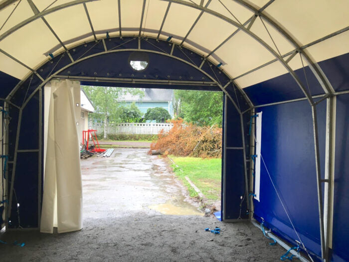 Landtek Autotalli /Pressutalli 4x8x2,5m - Landtek