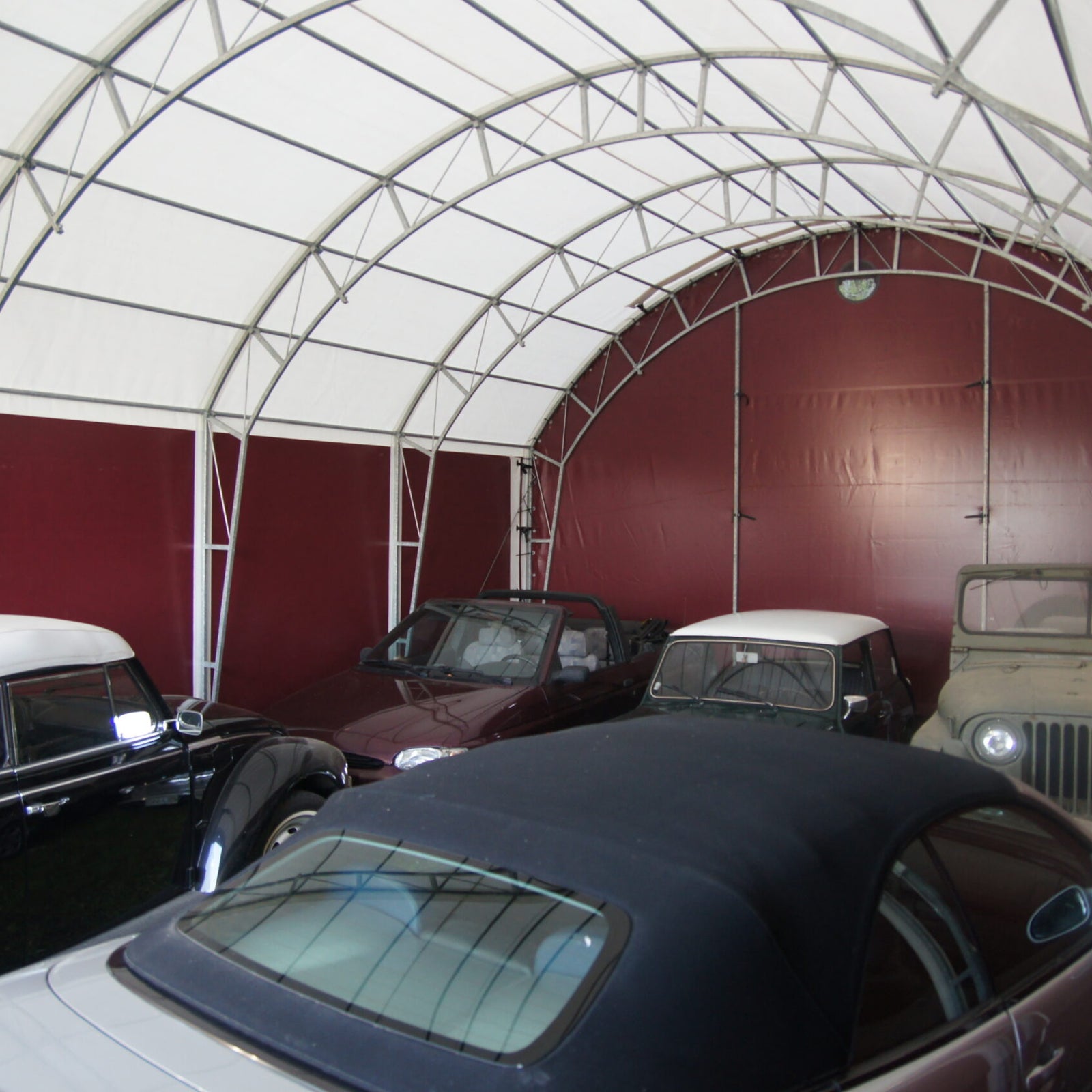 Landtek Hall 6x10x2m. Säilytystilaa harrasteautoille jne! - Landtek
