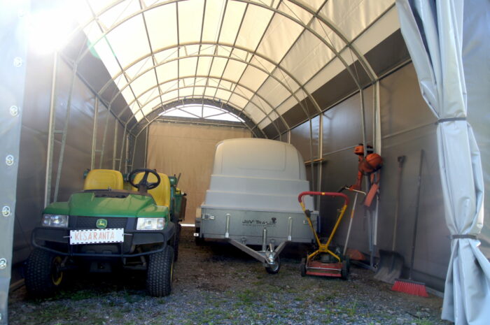 Landtek Autotalli /Pressutalli 4x8x2,5m - Landtek