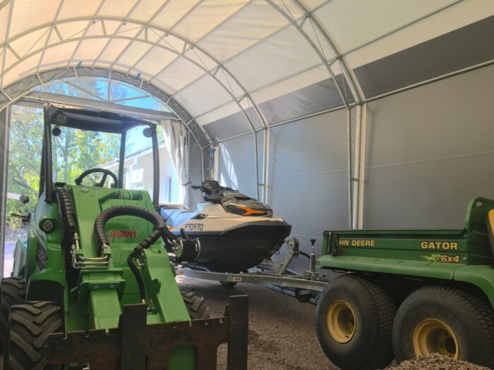 Landtek Autotalli /Pressutalli 4x8x2,5m - Landtek