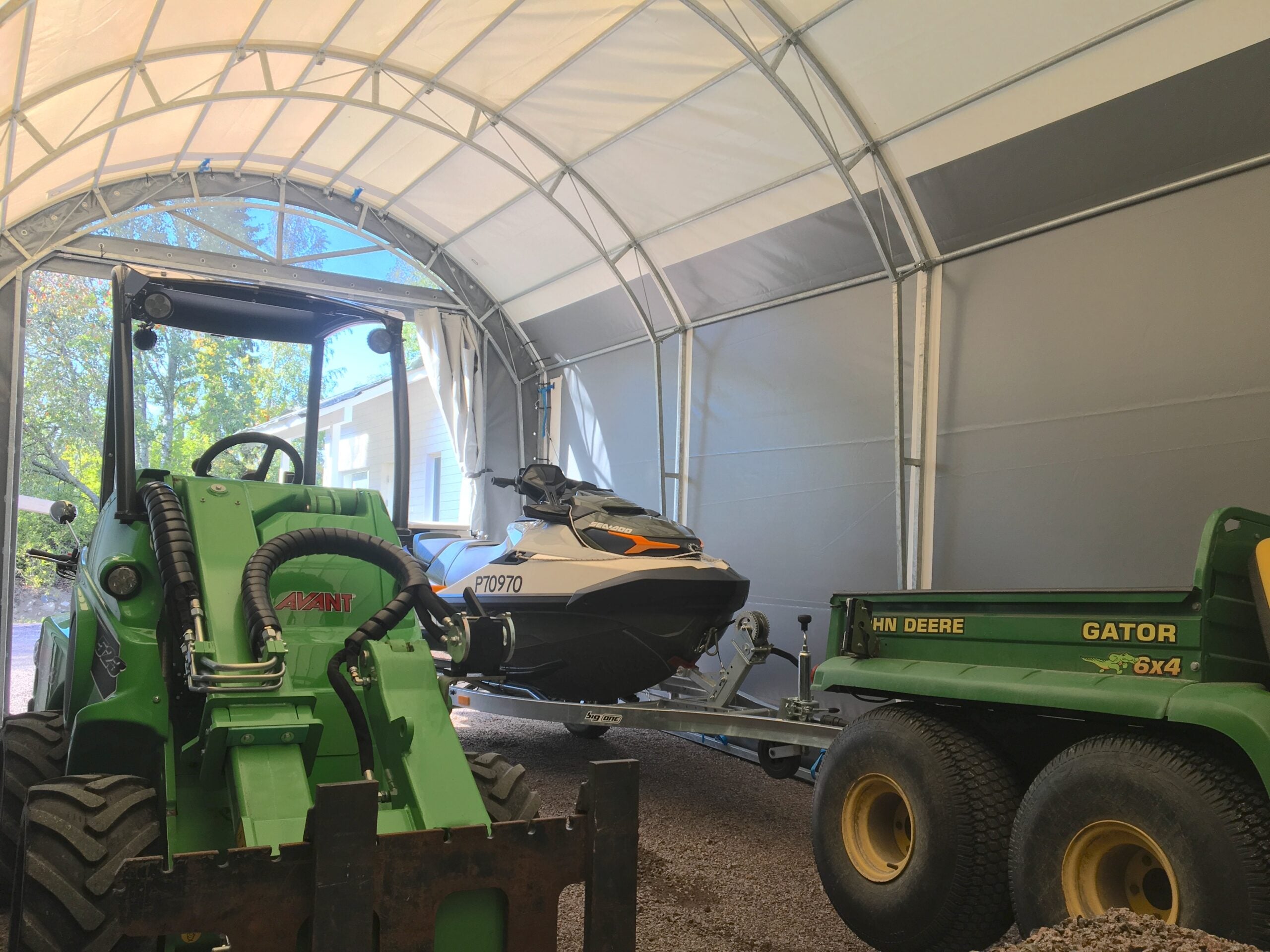 Landtek pihatalli 4x8x2,5m - Landtek