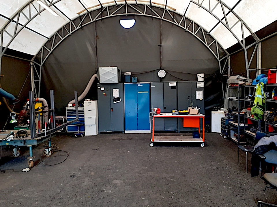 Landtek Hall 6x10x2m. Säilytystilaa harrasteautoille jne! - Landtek