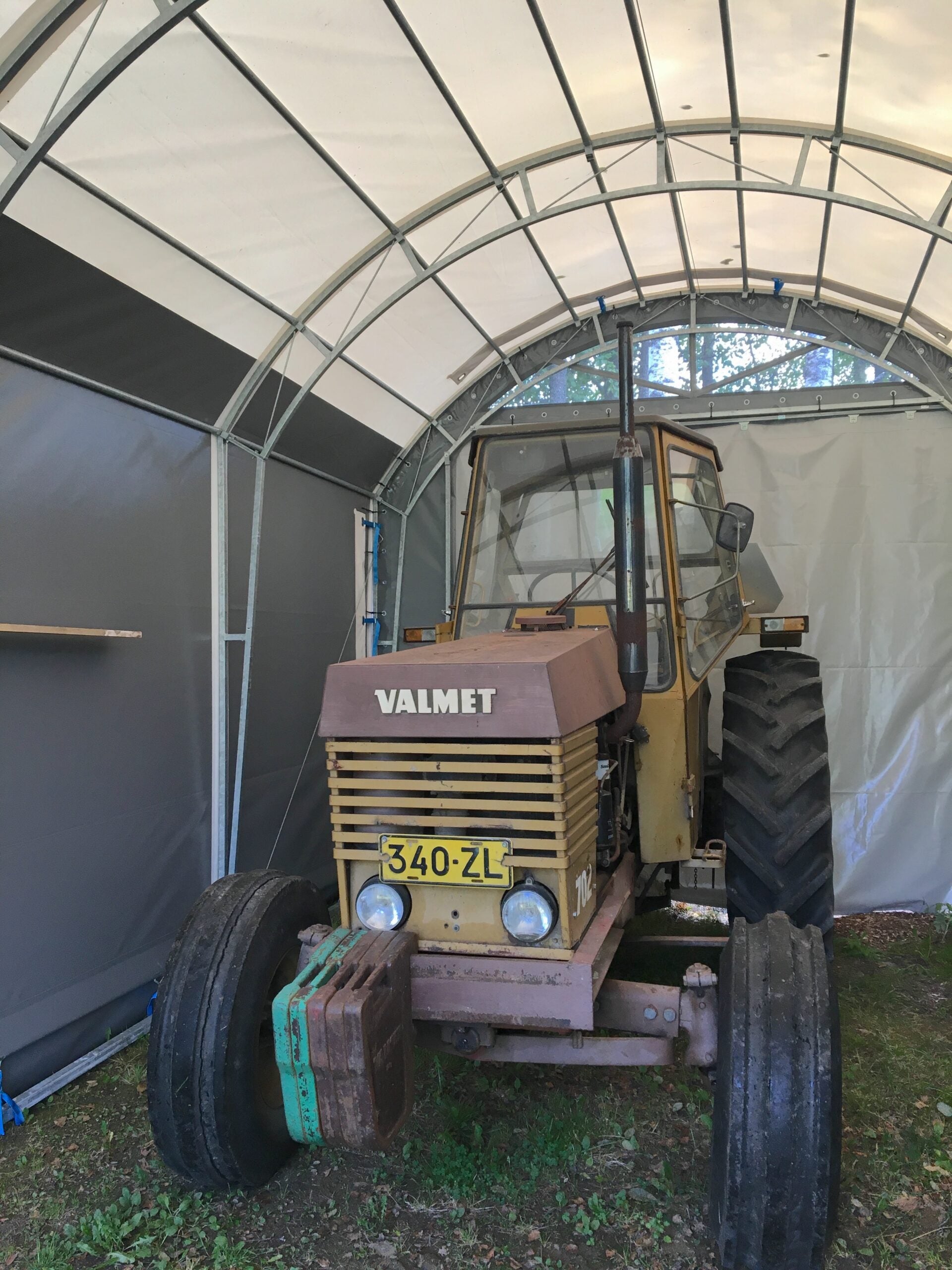 Landtek traktoritalli 4x8x3m - Landtek