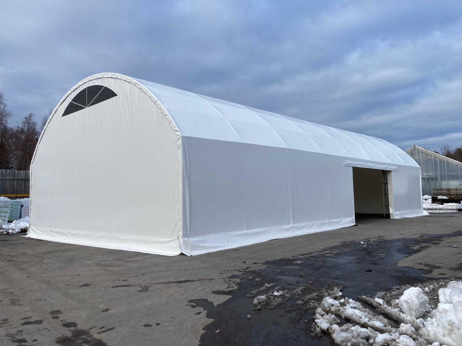 Landtek Halli 10x20mx3 Sivuovella - Landtek