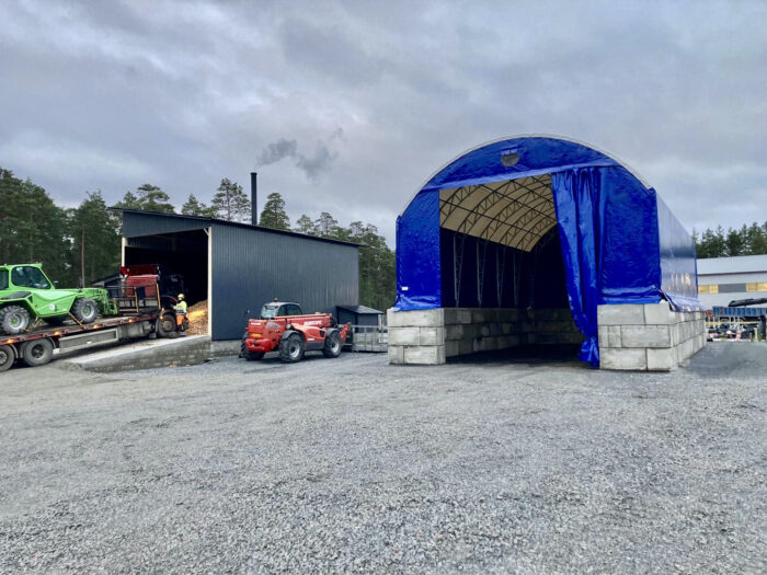Tuotantohalli 10x20x2,5m - Landtek