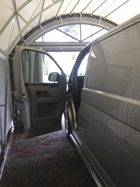 Landtek pressuhalli pitkä ja korkea 4x12x3m - Landtek