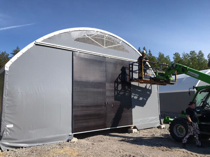 Halli autovuokraamolle 10x15x2,5m - Landtek