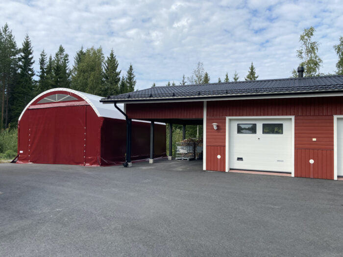 Halli autovuokraamolle 10x15x2,5m - Landtek