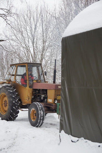 Landtek traktoritalli 4x8x3m - Landtek