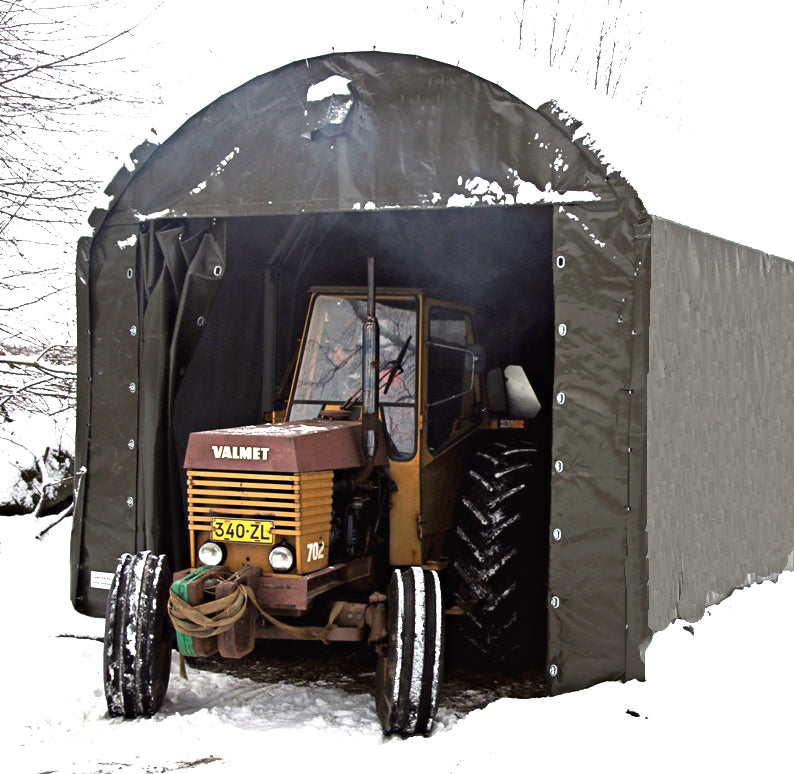 Maatilahalli 10x20x3m 4x6m ovella - Landtek