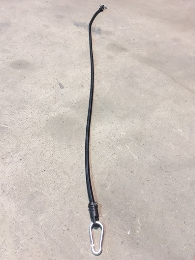 Pressukiinnike karbiinihakapäillä, 100cm - Landtek